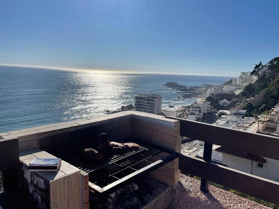 Renaca Gran Terraza Con Vista Al Mar